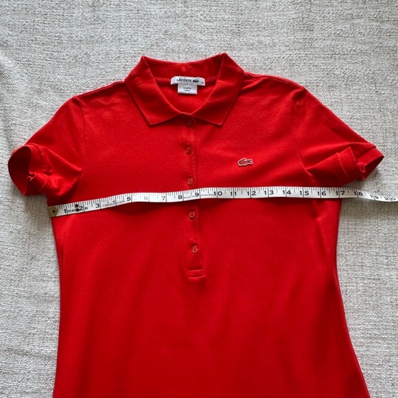 Lacoste Orange Polo Dress - Size 36 - Picture 8 of 10
